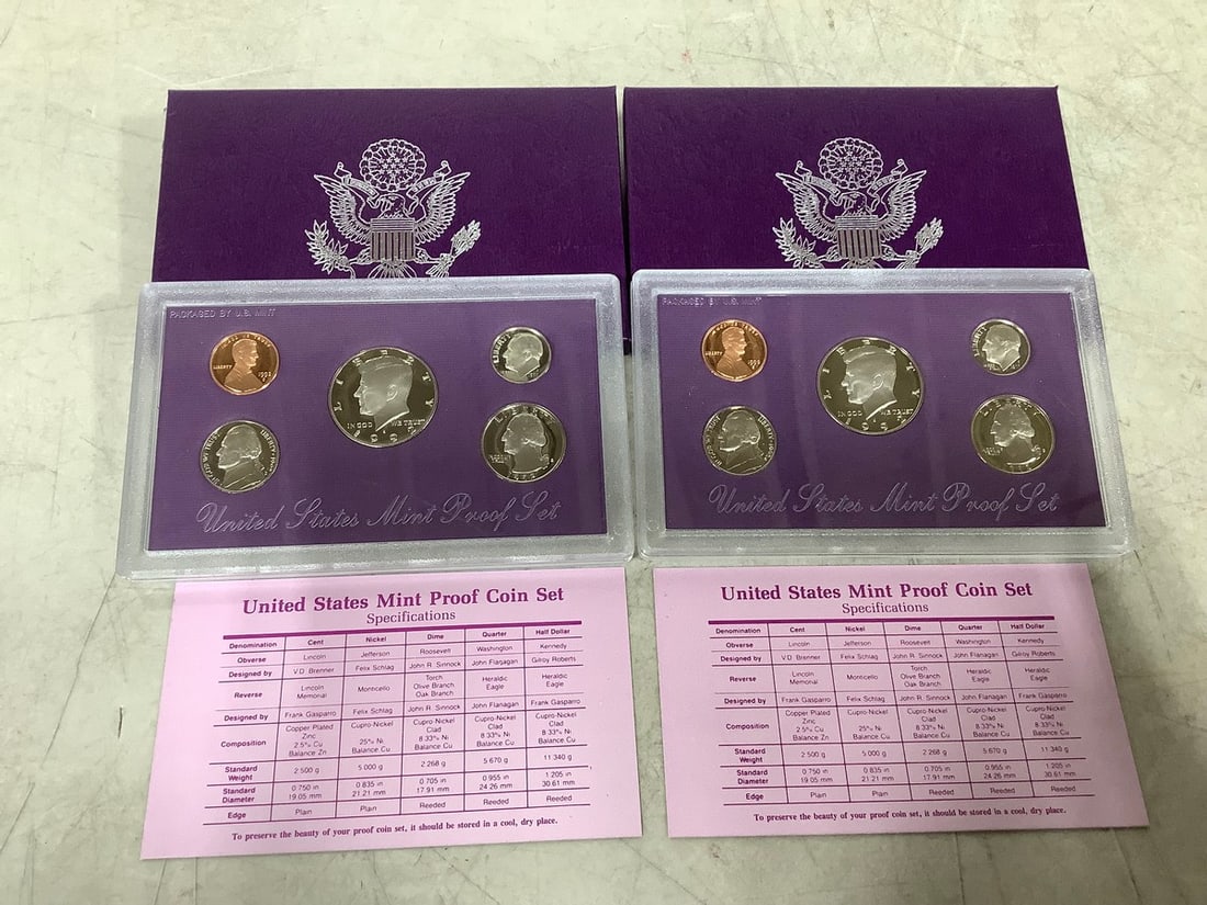 1992 US Mint Proof coin sets (1 of 1)