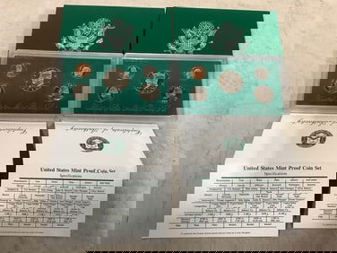1996 US Mint Proof coin sets