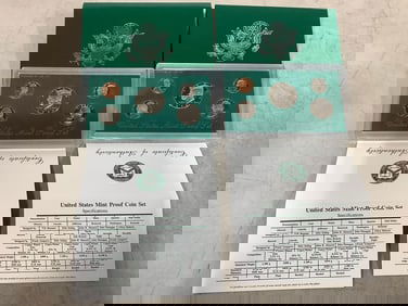 1996 US Mint Proof coin sets