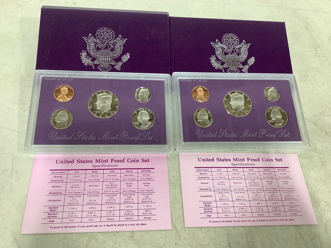1992 US Mint Proof coin sets (1 of 1)