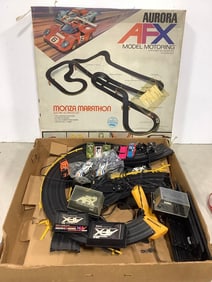 Aurora AFX Model Motoring Monza Marathon vintage set in box