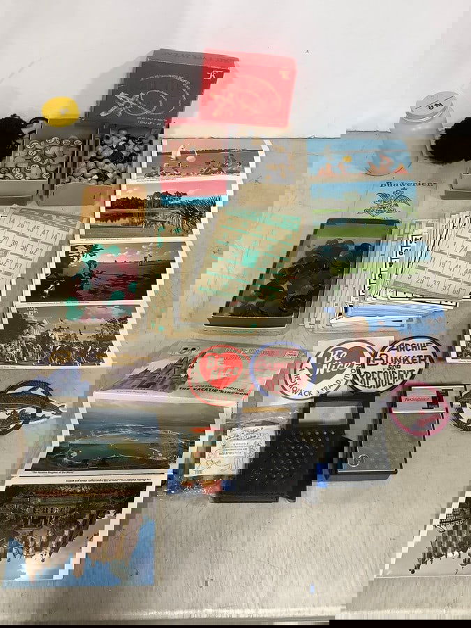 Westinghouse radio, postcards, vintage bingo cards, and more (1 of 1)