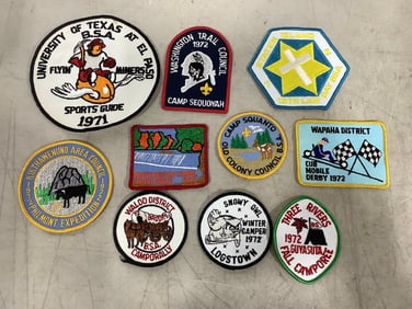 1970's vintage boy scout badges