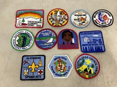 1970's vintage boy scout badges