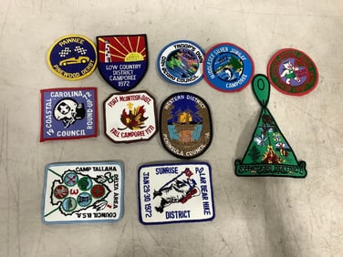 1970's vintage boy scout badges