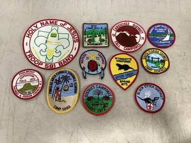 1970's vintage boy scout badges
