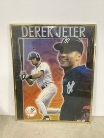 Framed Derek Jeter Yankees print(16in.x20in.)