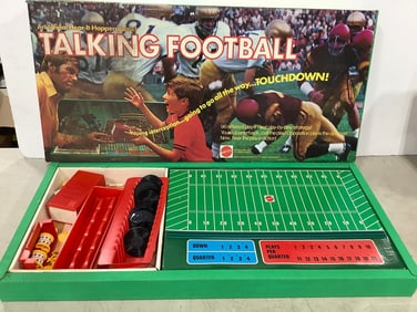 Vintage Talking Football game in box