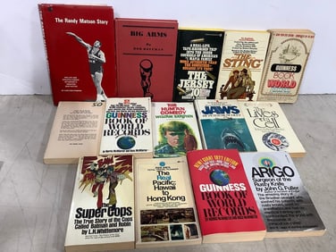 Vintage books(The Sting, Jaws, The Randy Matson Story, and more)