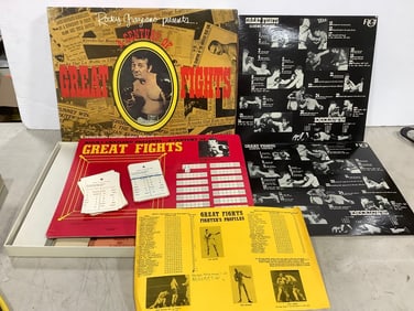 A Century of Great Fights vintage board game in box