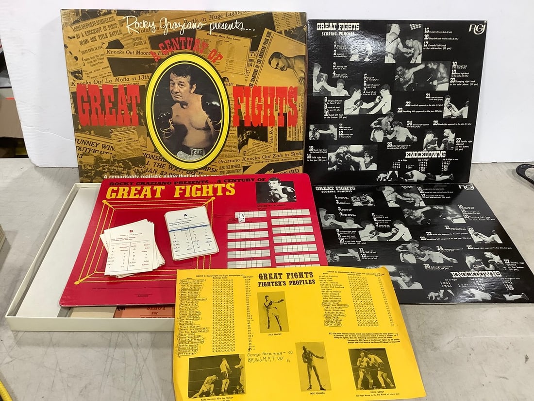 A Century of Great Fights vintage board game in box (1 of 1)