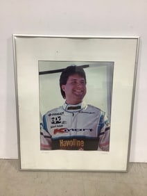 Framed Michael Andretti photogrographic print(16.5in.x19.5in.)