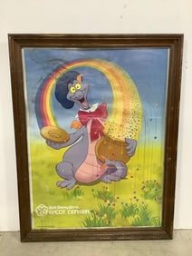 Framed Walt Disney Epcot center print(20.5in.x26.5in.)