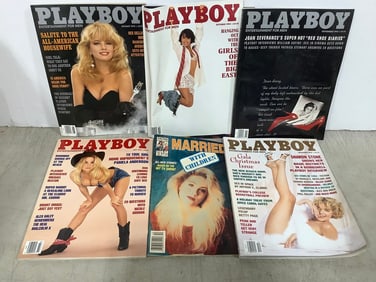 Playboy magazines and Married with Children comic
