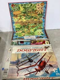 American Heritage Dogfight vintage board game