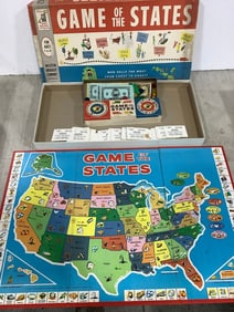 Vintage Game of the States board game in box