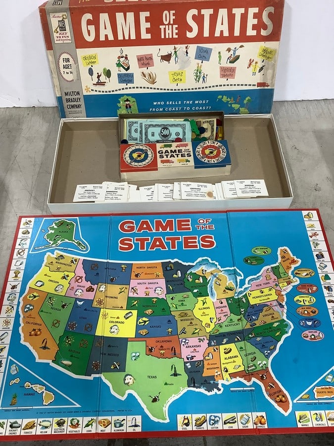 Vintage Game of the States board game in box (1 of 1)