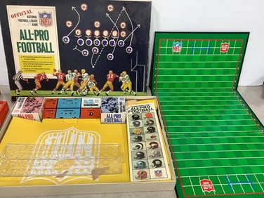 Vintage All Pro football game in box