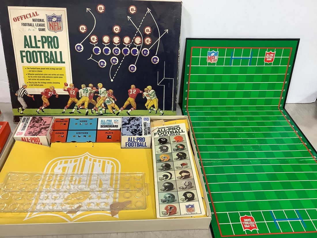 Vintage All Pro football game in box: Vintage All Pro football game in box