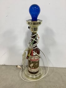 Ironweed bottle lamp(18in.tall)