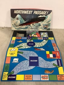 Vintage Northwest Passage Board Game (with game pieces)