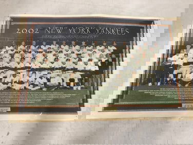 2002 NY Yankees Print (22inx14in)