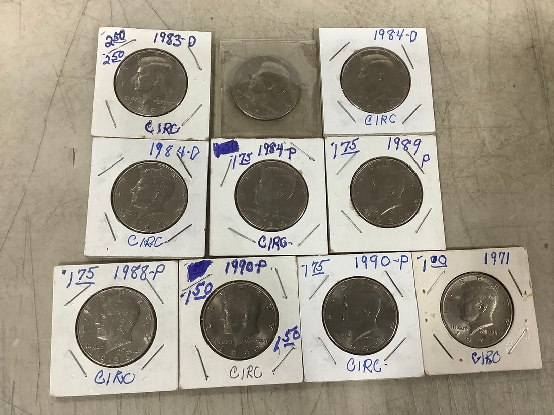 Various 1971-1990 Coins (1 of 1)