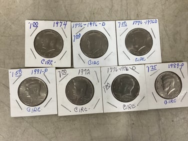 Various 1972-1991 Coins