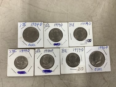 Various 1979-1990 Coins