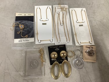 Various Costume Jewelry and Coins
