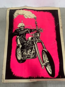 Deathrider Blacklight Poster (17inx22in)