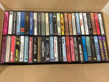 Vintage Cassette Tapes (Frank Sinatra, Sonny Stitt, Bobby Bare, etc)