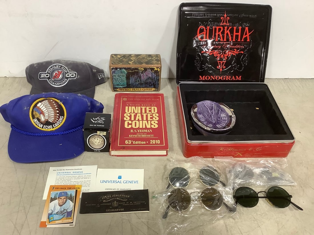 Various Glasses, Ash Tray, Hand Crocheted Parfum Bottle, and more (1 of 1)