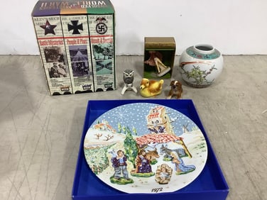 Unsolved WW2 Mysteries VHS Tapes, Various Figures (Goebel/Normal Rockwell), and more