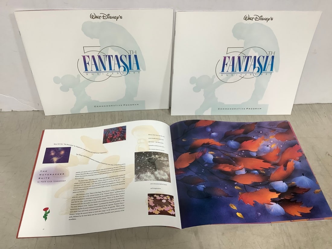 Disney 50th Anniversary Fantasia Programs: Disney 50th Anniversary Fantasia Programs