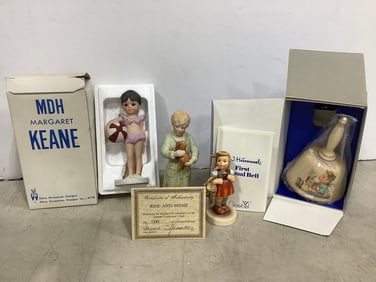 Various Ceramic Figures, Bell (Goebel, etc)