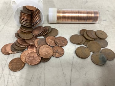 Various Years Pennies