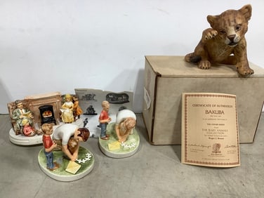Various Ceramic Figurines (Sebastian Miniatures, and RSL)