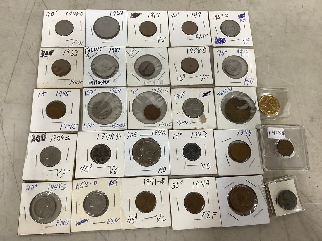 Various 1917-1972 Coins (1 of 1)