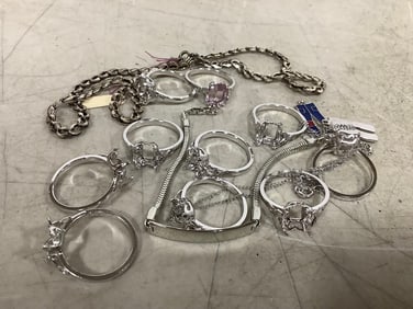 Various Sterling (Rings, Bracelet, and more)