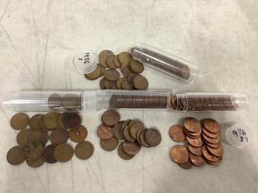 1986 thru 1989 Pennies