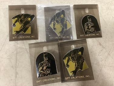 Various Batman Pins