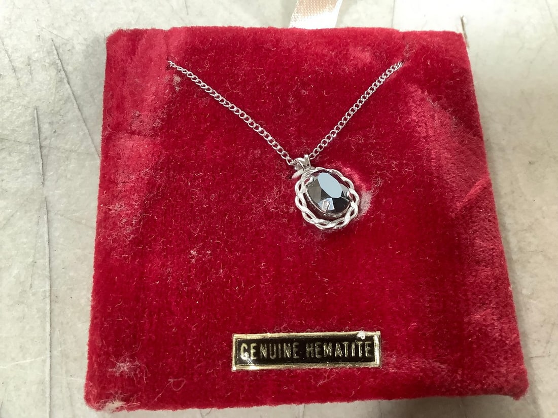 Genuine Hematite Necklace: Genuine Hematite Necklace
