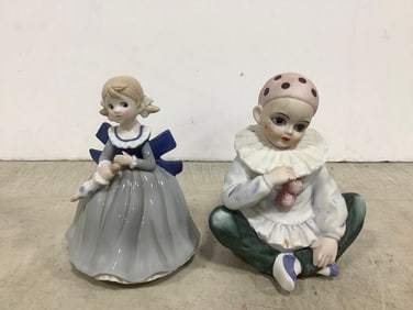 Ceramic musical figures(tallest 5.5in.)
