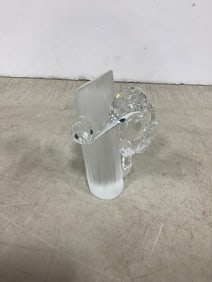 Crystal cut birds decor(4in.tall)