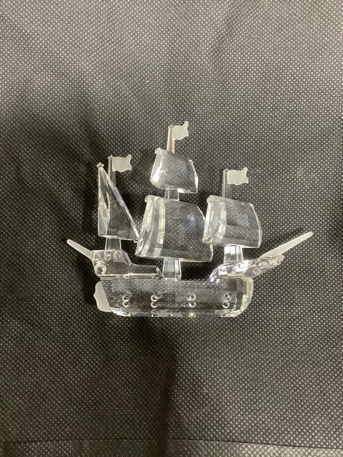 Swavorski ship crystal decor(3.5in.tall): Swavorski ship crystal decor(3.5in.tall)