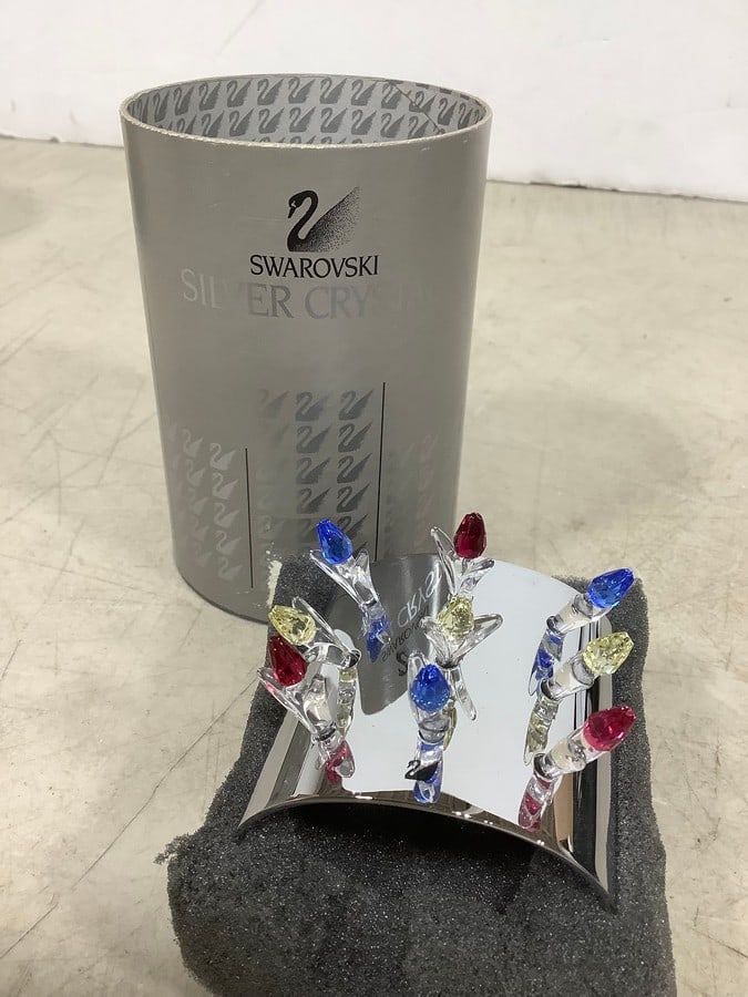 Swavorski floral crystal decor set (1 of 1)