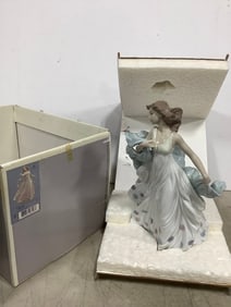 Lladro Summer Serenade porcelain collectible statue(12in.tall)