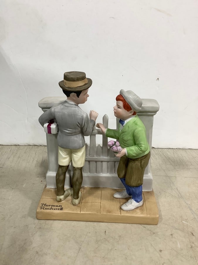 Norman Rockwell The Rivals porcelain figure(6.25in.tall) (1 of 1)