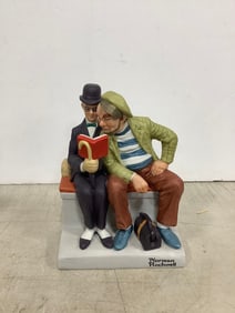 Norman Rockwell The Interloper porcelain figure(6.5in.tall)
